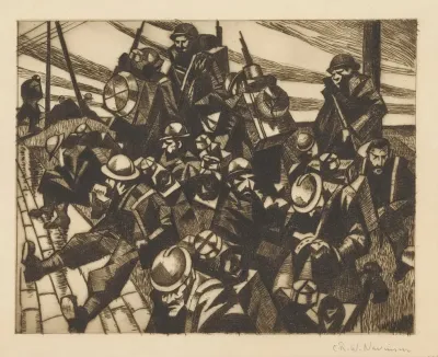 French Troops Resting