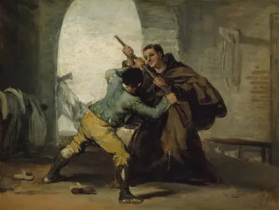 Friar Pedro Wrests The Gun From El Maragato