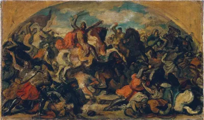 Friedrich Ii Der Streitbare 1219 1246 Als Sieger Uber Die Mongolen In Der Schlacht An Der Leitha Bei Wiener Neustadt Am 15 Juni 1246
