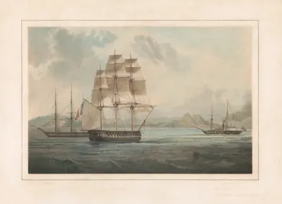Frigate America Frigate La Rein Blanche