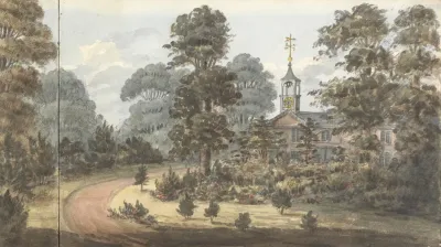 From Portico At Wanstead Grove May 24 1825