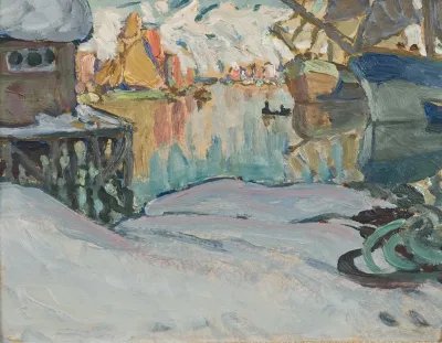 From Svolvaer Harbour Study From Lofoten