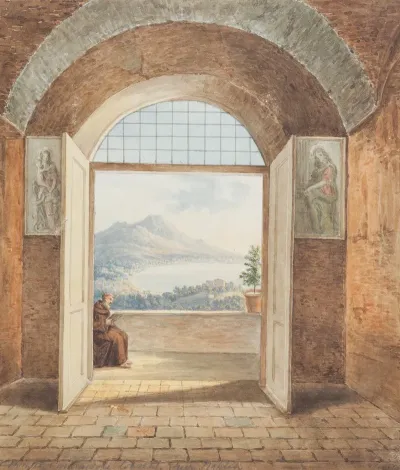 From The Caminidole Convent Near Naples