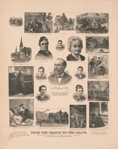 From The Cradle To The Grave Scenes And Incidents In The Life Of James A Garfield