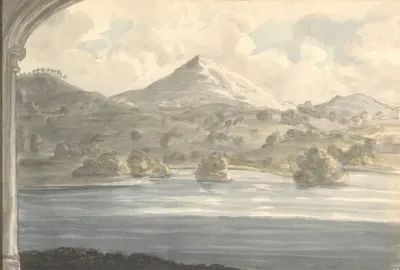 From Window At Eastnor Castle Gloucestershire Beacon September 28 1829