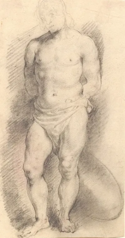 Front View Of A Male Figure