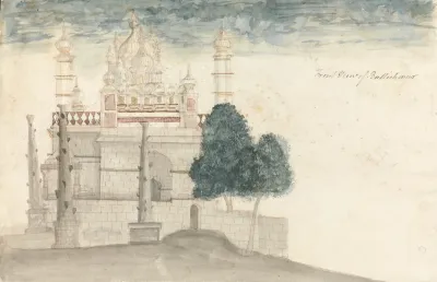 Front View Of Bhuleshwar Temple