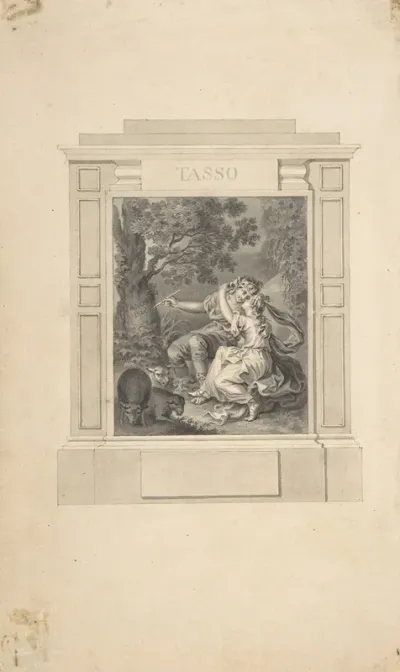 Fronticepiece For Tassos Poems
