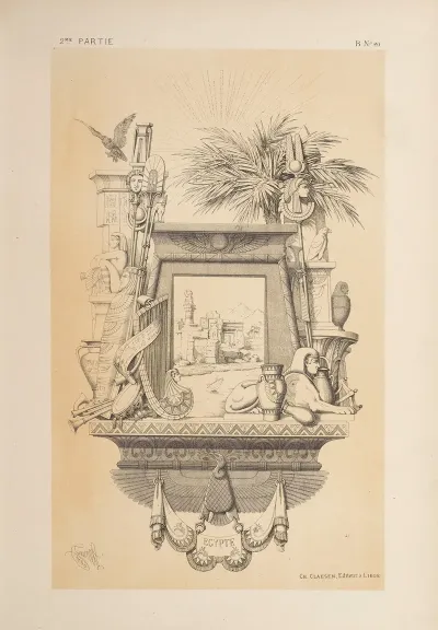 Frontispice Egyptien Details Historiques