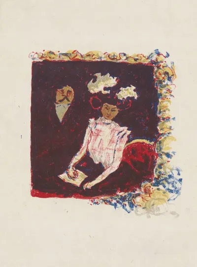 Frontispice Pour La Lithographie En Couleurs