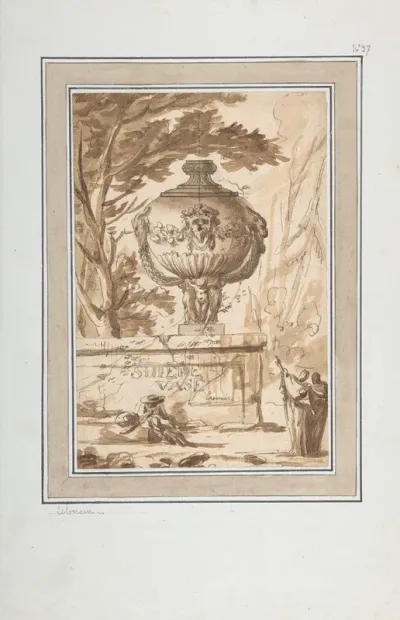 Frontispiece For A Suite Of Vase Designs
