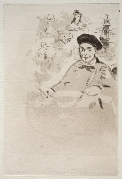 Frontispiece For An Edition Of Les Ballades By Theodore De Banville 2