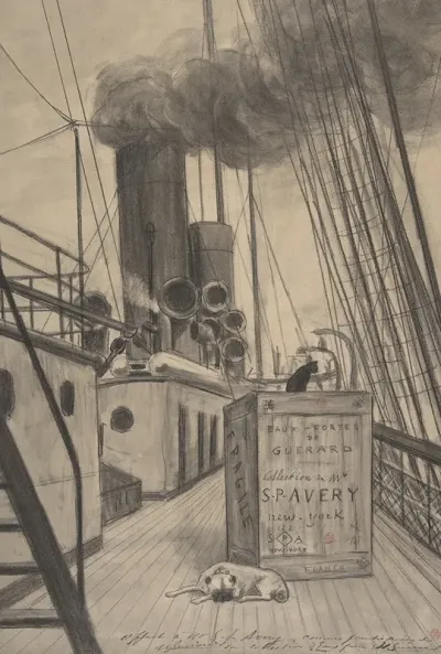 Frontispiece For Eaux Fortes De Guerard Collection De Mr S P Samuel Putnam Avery New York