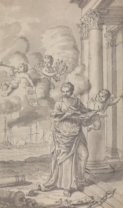 Frontispiece For Town And Country Magazine For Vol Iii For 1771 No 1