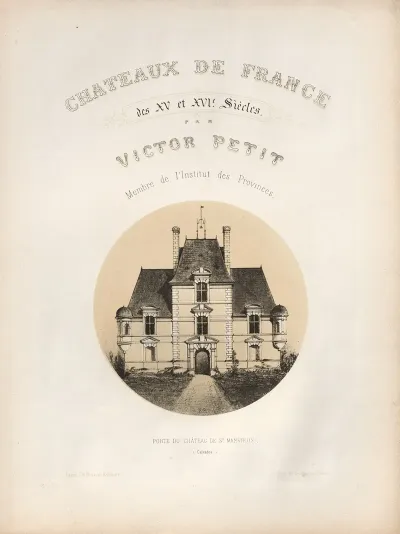 Frontispiece Porte Du Chateau De St Manvieux Calvados