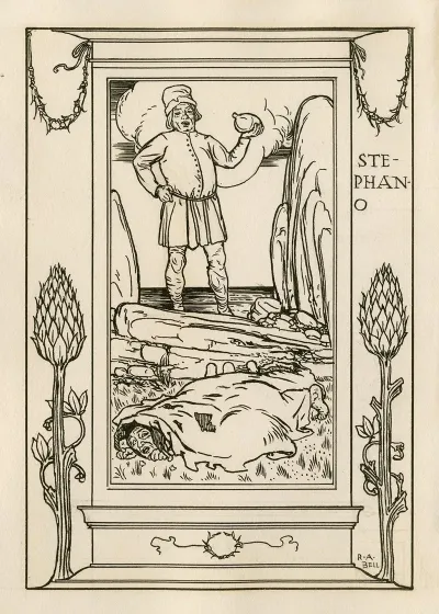 Frontispiece To Act 2 Of The Tempest