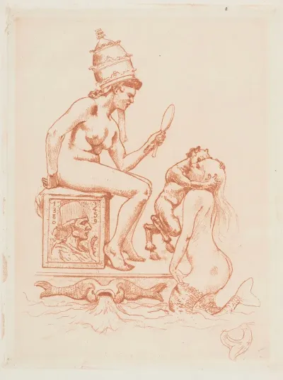 Frontispiece Voor Les Bains De Bade