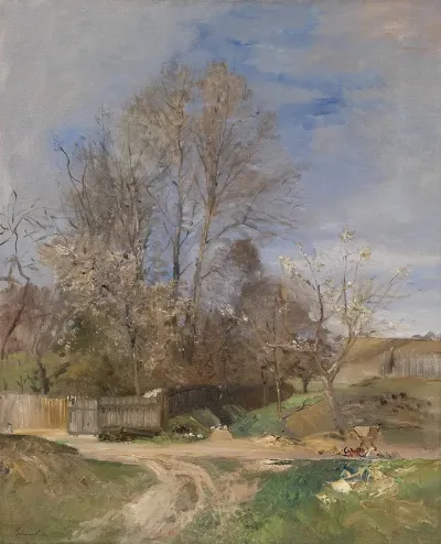 Fruhlingslandschaft Aus Plankenberg