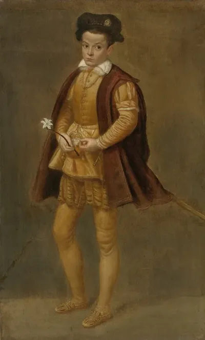 Full Length Portrait Of A Boy