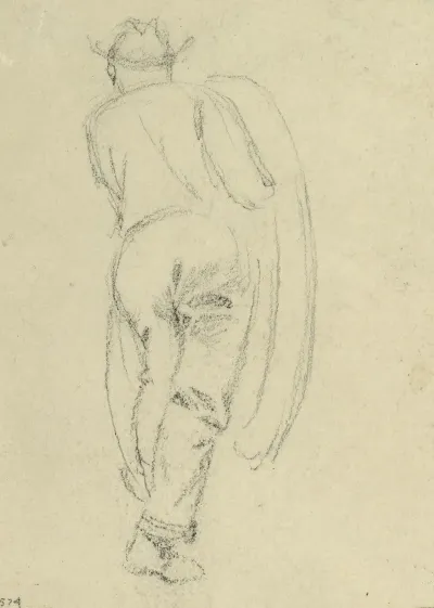 Full Length Rear View Of Man