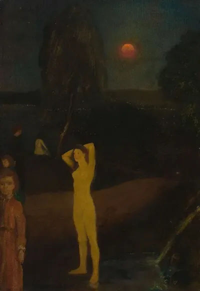 Full Orbed Moon
