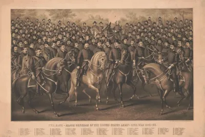 Full Rank Major Generals Of The United States Army Civil War 1861 65