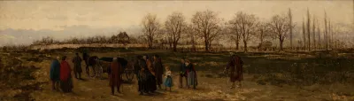 Funeral Of A Pauper In Germany