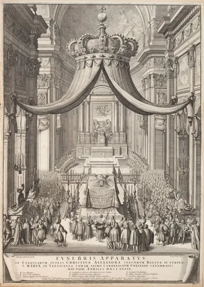 Funeral Of Christina Queen Of Sweden