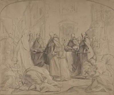 Funeral Of Francois Duplessis De Mornay