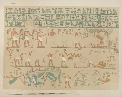 Funeral Procession Of Sebeknekht Continues Includes The Scenes Of The Musicians And The Preparations For The Banquet