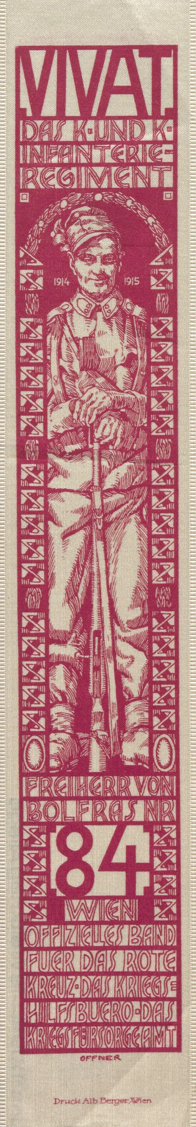 Fur Das Infanterieregiment Nr 84