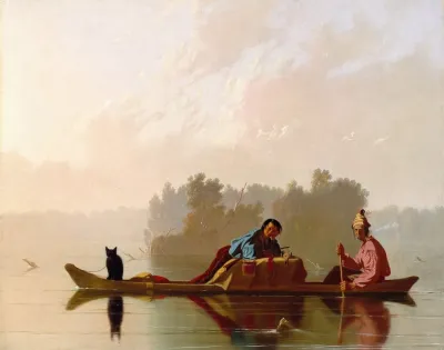 Fur Traders Descending The Missouri