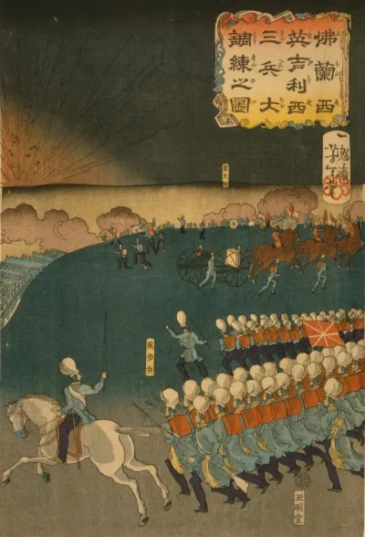Furansu Igirisu Sanpei Daichosen No Zu 3