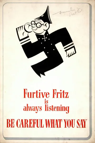 Furtive Fritz Is Always Listening Be Careful What You Say 2