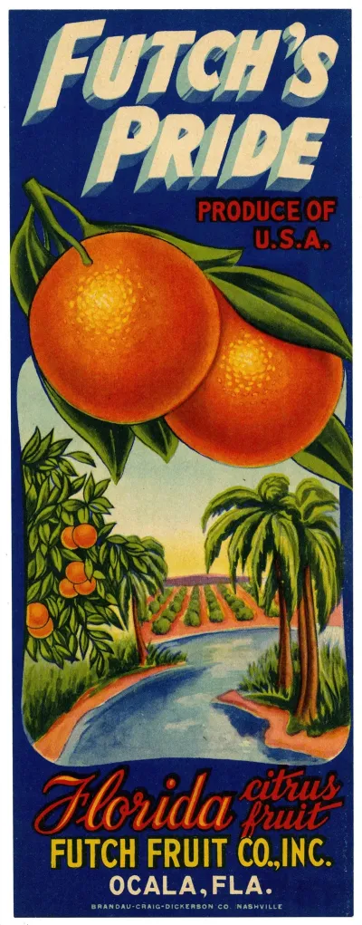 Futchs Pride Citrus Label