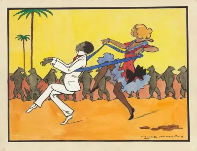 Gaby Deslys Et Harry Pilcer Dans La Revue De Marigny De Michel Carre Et Andre Barde 2