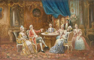 Galante Tischgesellschaft