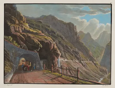 Galerie Al Rio Di Peder Au Dessous De Lauberge De Spondalunga En Allant A Bormio