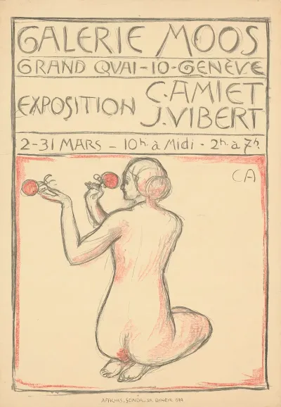 Galerie Moos Exposition C Amiet J Vibert
