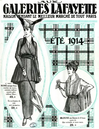 Galeries Lafayette Ete 1914