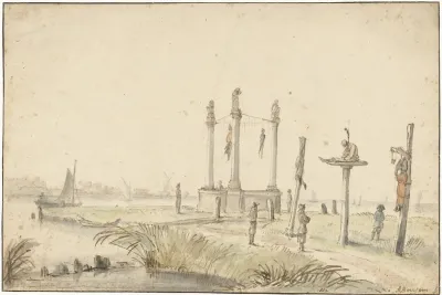 Galgenveld Aan De Rand Van De Volewijk