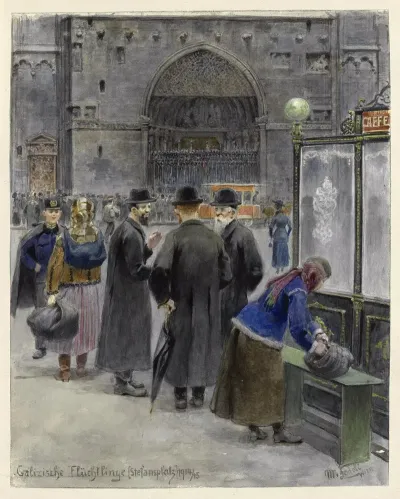 Galizische Fluchtlinge Stefansplatz