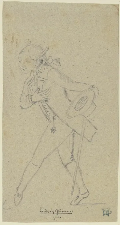 Gallant Courtier With Pigtail