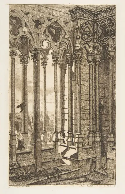 Gallery Notre Dame Cathedral Paris
