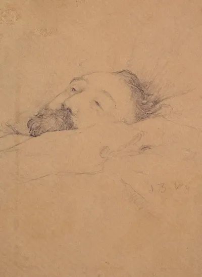 Gambetta Sur Son Lit De Mort Etude De Tete