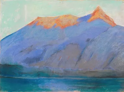 Gardasee Mit Blick Auf Den Monte Baldo