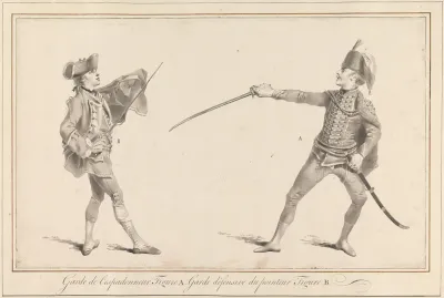 Garde De Lespadonneur Figure A Garde Defensive Du Pointeur Figure B