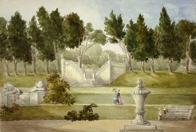 Garden At Clifton Hall