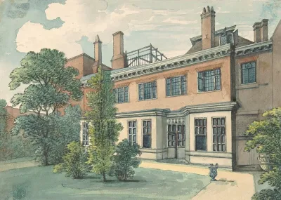 Garden Front Of Weavers Hall