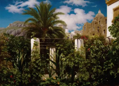 Garden Of An Inn Capri